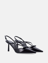 Prada brushed leather slingback pumps - | Spazio Pritelli