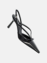Prada brushed leather slingback pumps - | Spazio Pritelli