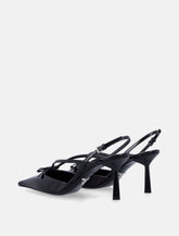 Prada brushed leather slingback pumps - | Spazio Pritelli