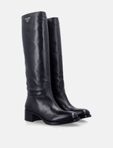 Prada Tall Leather Boots - | Spazio Pritelli