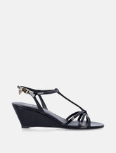 Prada patent leather wedge sandals - | Spazio Pritelli