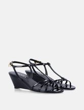 Prada patent leather wedge sandals - | Spazio Pritelli