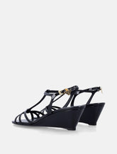 Prada patent leather wedge sandals - | Spazio Pritelli