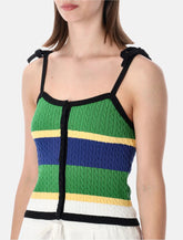 Polo Ralph Lauren Color-block cable-knit tank - | Spazio Pritelli