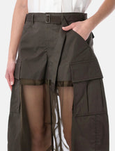 Sacai sheer cargo pants - | Spazio Pritelli