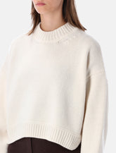 Sessùn Spero Wool cropped sweater - | Spazio Pritelli
