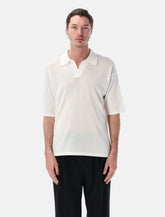 Roberto Collina cotton crêpe polo - | Spazio Pritelli