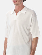 Roberto Collina cotton crêpe polo - | Spazio Pritelli