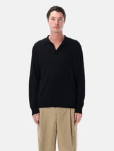 Roberto Collina long sleeve knit polo - | Spazio Pritelli