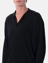 Roberto Collina long sleeve knit polo - | Spazio Pritelli