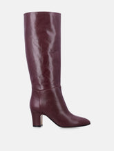 Alberta Ferretti leather knee boots - | Spazio Pritelli