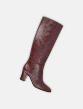 Alberta Ferretti leather knee boots - | Spazio Pritelli