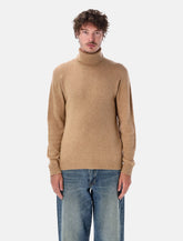 Roberto Collina camel wool turtleneck sweater - | Spazio Pritelli