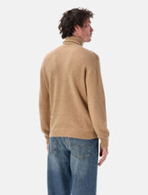 Roberto Collina camel wool turtleneck sweater - | Spazio Pritelli