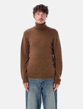 Roberto Collina camel wool turtleneck sweater - | Spazio Pritelli
