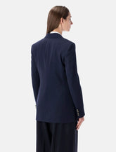 Ralph Lauren navy double-breasted blazer - | Spazio Pritelli