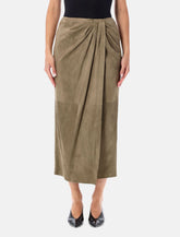 Ralph Lauren Teegan suede skirt - | Spazio Pritelli