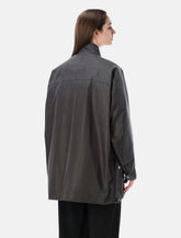 Prada washed Re-Nylon caban jacket - | Spazio Pritelli