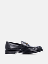 Prada brushed leather loafers - | Spazio Pritelli