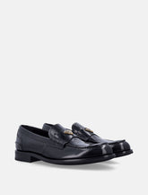 Prada brushed leather loafers - | Spazio Pritelli