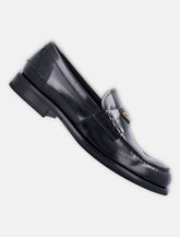 Prada brushed leather loafers - | Spazio Pritelli
