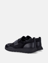 Prada Prax mesh and leather loafers - | Spazio Pritelli