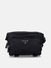 Prada black Re-Nylon and Saffiano shoulder bag - | Spazio Pritelli