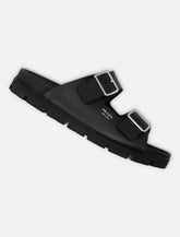 Prada Rubber Buckle Sandals - | Spazio Pritelli