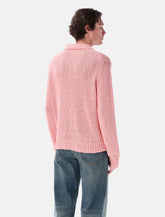 Sunflower cotton linen polo sweater - | Spazio Pritelli