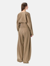 The Latest long V-neck jumpsuit - | Spazio Pritelli