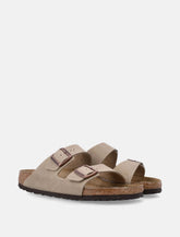 Birkenstock tabacco brown Arizona oiled leather sandals - | Spazio Pritelli