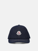 Moncler denim baseball Cap - | Spazio Pritelli