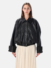 Róhe leather blouson jacket - | Spazio Pritelli