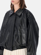 Róhe leather blouson jacket - | Spazio Pritelli