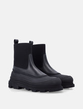 Moncler Vera Edge leather ankle boots - | Spazio Pritelli
