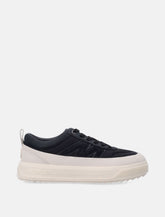 Moncler Altive nubuck suede woman's trainers black - | Spazio Pritelli