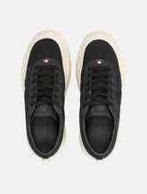 Moncler Altive nubuck suede woman's trainers black - | Spazio Pritelli