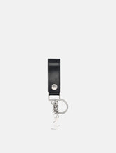 Saint Laurent Cassandre Man Leather Key Ring - | Spazio Pritelli