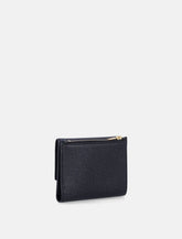 Saint Laurent Uptown compact wallet in grain de poudre leather - | Spazio Pritelli