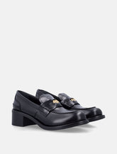 Miu Miu Leather Penny Loafers - | Spazio Pritelli