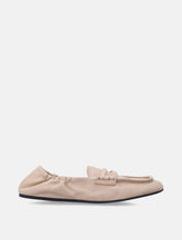 Miu Miu Ruches leather loafers - | Spazio Pritelli