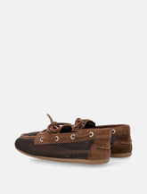 Miu Miu mech and suede Deck shoes - | Spazio Pritelli
