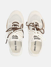 Miu Miu Gymnasium mesh woman's sneakers - | Spazio Pritelli