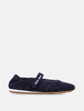 Miu Miu Plume suede ballerinas - | Spazio Pritelli