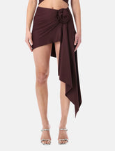 Magda Butrym draped swim mini skirt - | Spazio Pritelli