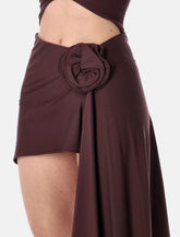 Magda Butrym draped swim mini skirt - | Spazio Pritelli