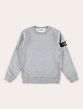 Stone Island Junior Compass cotton sweatshirt - | Spazio Pritelli