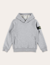 Stone Island Junior cotton hooded sweatshirt - | Spazio Pritelli