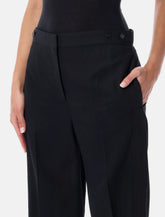 Stella McCartney pleated straight wool trousers - | Spazio Pritelli