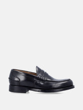 Green George polished leather loafers - | Spazio Pritelli